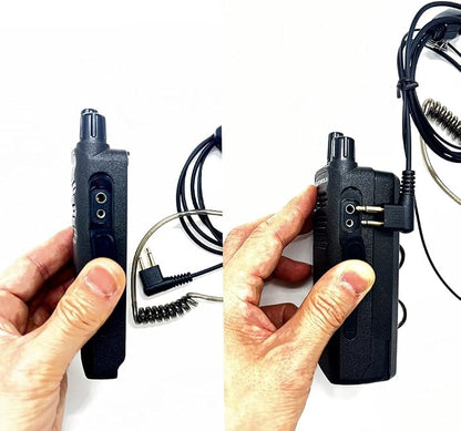 Walkie Talkies Earpieces with Mic 2 Pin Covert Air Acoustic Tube Headset - Image 4