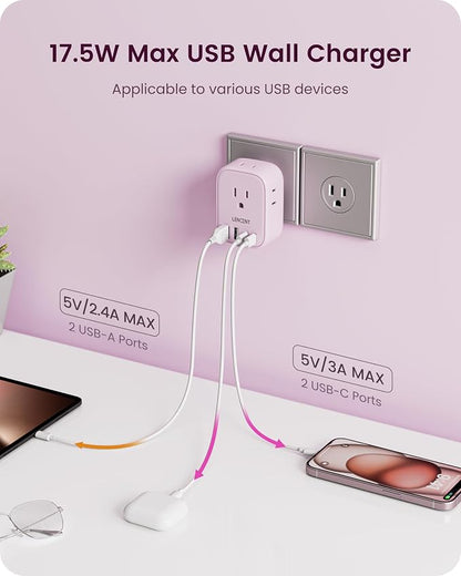 LENCENT Multi Plug Outlet Extender - Image 3