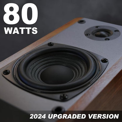 SINGING WOOD BT25 Bluetooth Active Bookshelf Speakers for - Image 2