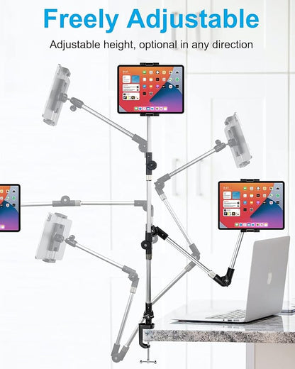 woleyi Adjustable Tablet Mount Holder, Galaxy Tabs, Nintendo Switch, 4-13" Cell - Image 4
