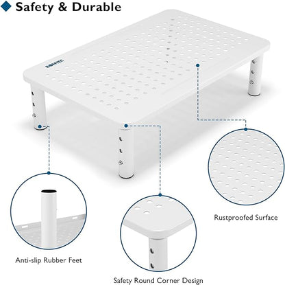 BONTEC 2 Pack 3 Height Adjustable Monitor Stand Riser - Image 5
