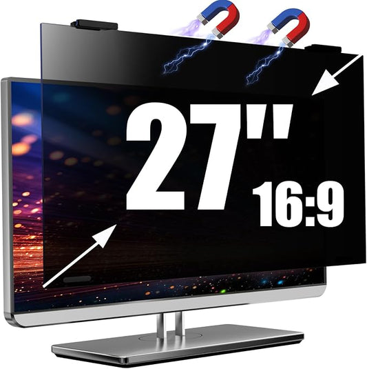 Magnetic Computer Privacy Screen Filter 27 Inch by JEEETINTX
