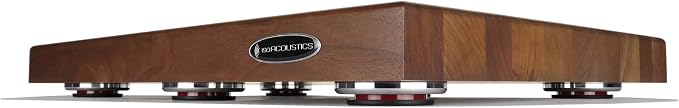 IsoAcoustics Delos Turntable Isolation Butcher Block Series: 2216W1 Walnut - Image 3