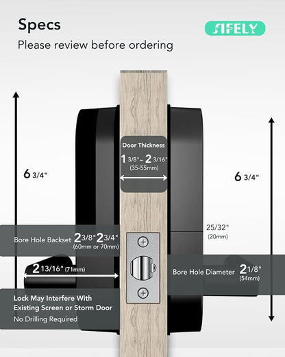 Keyless Entry Keypad Smart Door Lock - Image 5