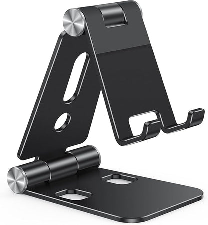 OMOTON Foldable Cell Phone Stand, C4 Portable Aluminum Phone Holder, Adjustable by OMOTON