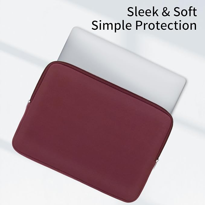 RAINYEAR 16 Inch Laptop Sleeve Protective Soft Case Padded Zipper Cover - Image 2