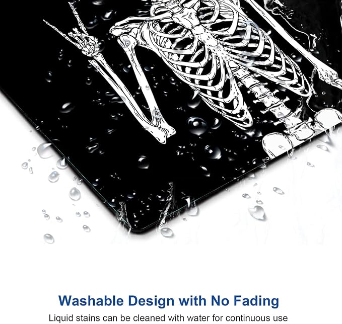 IMAYONDIA Black Human Skeleton Mouse Pad - Image 5