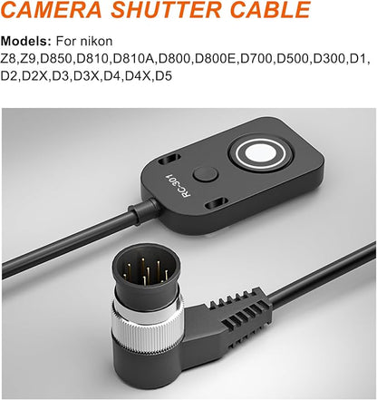 5M Extension Cord RC301-DC0 Remote Small Shutter Release Remote Control - Image 9