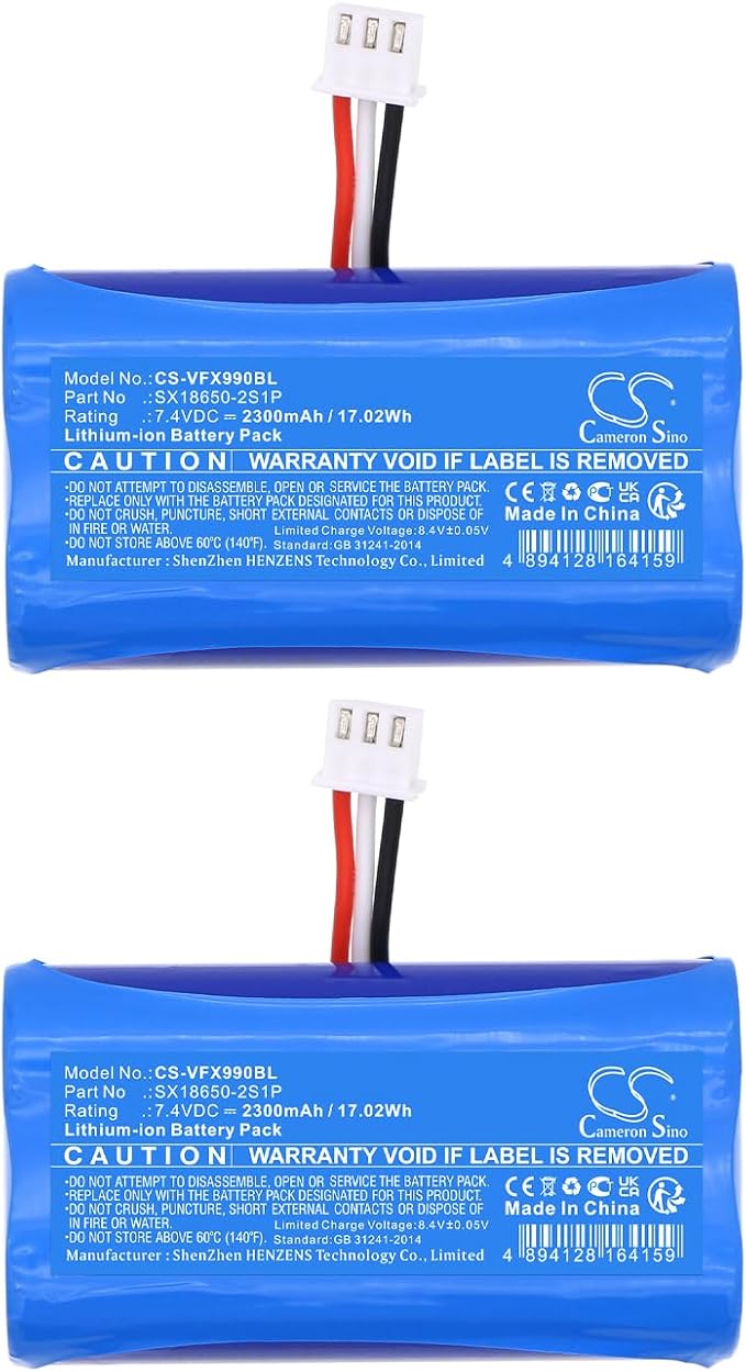 Cameron Sino Replacement for Ver'ifone X970 X990 Battery, fits SX18650-2S1P by CS%C2%A0Cameron%C2%A0Sino