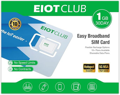 EIOTCLUB Data Only SIM Card by EIOTCLUB