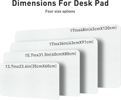Aothia Leather Desk Pad Protector, Office Desk Mat, Large Mouse Pad, Non-Slip - Image 4