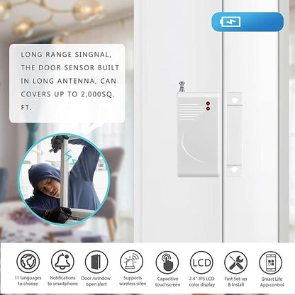 WiFi and 3/4G GSM Home Burglar Security Alarm System Auto Dial - Image 4