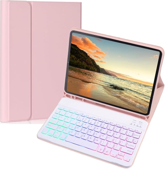 Keyboard Case for Galaxy Tab A8 10.5 Inch 2022, Slim Lightweight 7 Color by Unknown