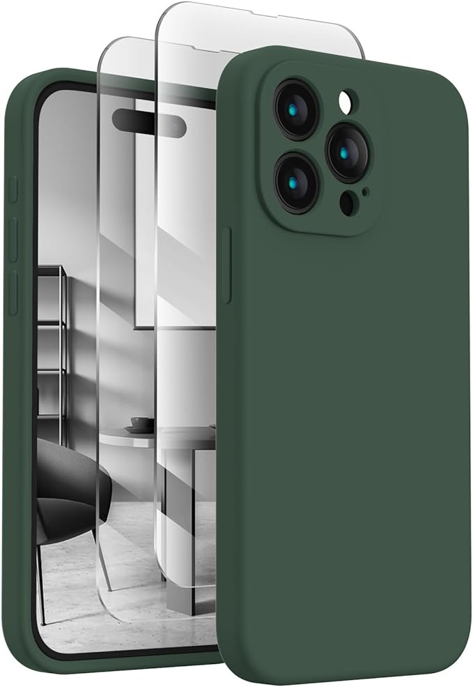 FireNova Designed for iPhone 15 Pro Case, Silicone Upgraded Phone Case with by FireNova