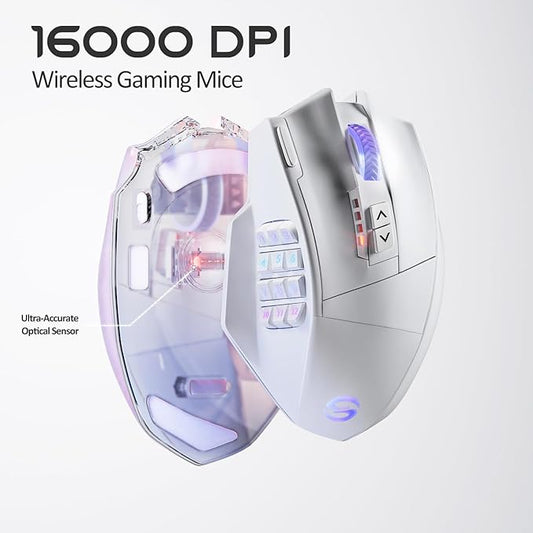 UtechSmart Venus Pro Wireless MMO Gaming Mouse, 000 DPI Optical Sensor - Image 2