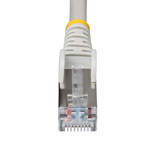 StarTech.com 50ft Gray CAT6a Ethernet Cable, Snagless RJ45, 100W PoE++ - Image 4
