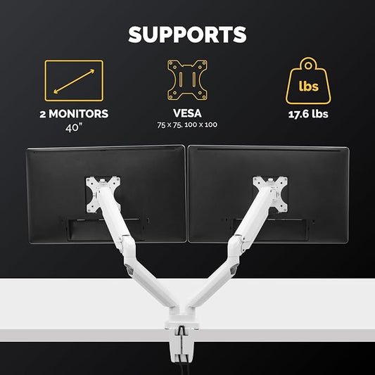 Fellowes Platinum Series Dual Monitor Arm - Image 2