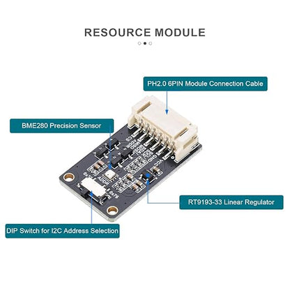 BME280 Environmental Sensor Module | Temperature Humidity Pressure, High - Image 7
