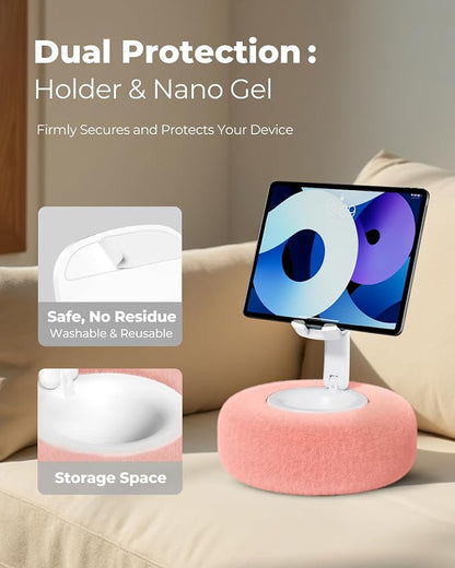 Phone Stand with Pillow, Adjustable iPhone Stand with Anti-Slip Strips - Image 5