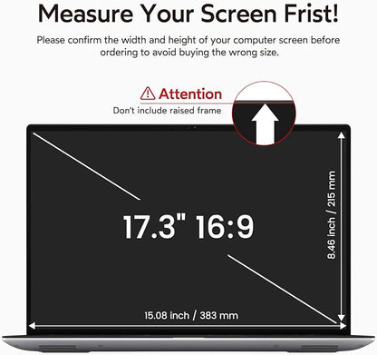 bersem 17.3 Inch Laptop Privacy Screen - Image 6