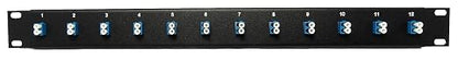 12 Port LC Fiber Optic Cable Patch Panel Singlemode 19" - Image 2