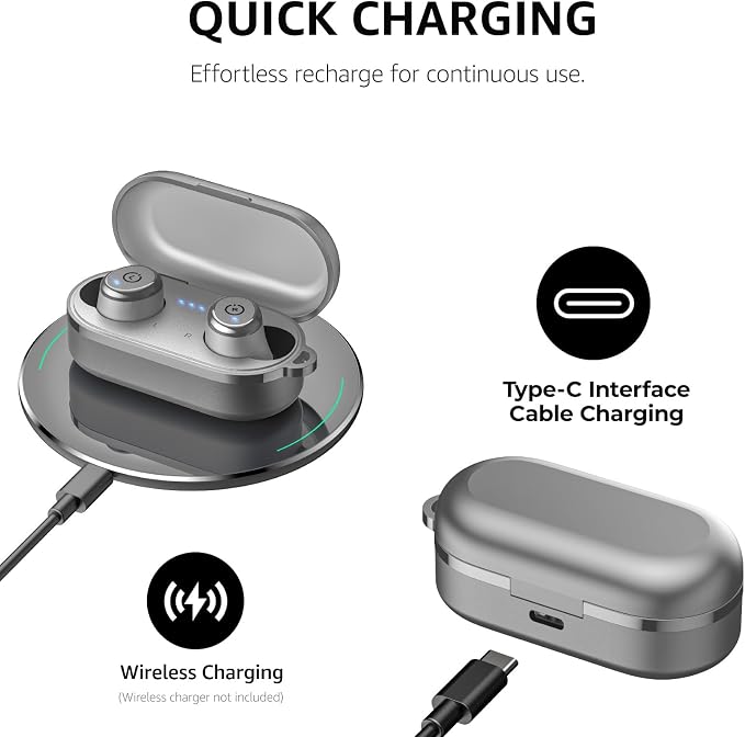 TOZO T10 Wireless Earbuds Bluetooth 5.3 Headphones, App Customize EQ, Ergonomic - Image 7
