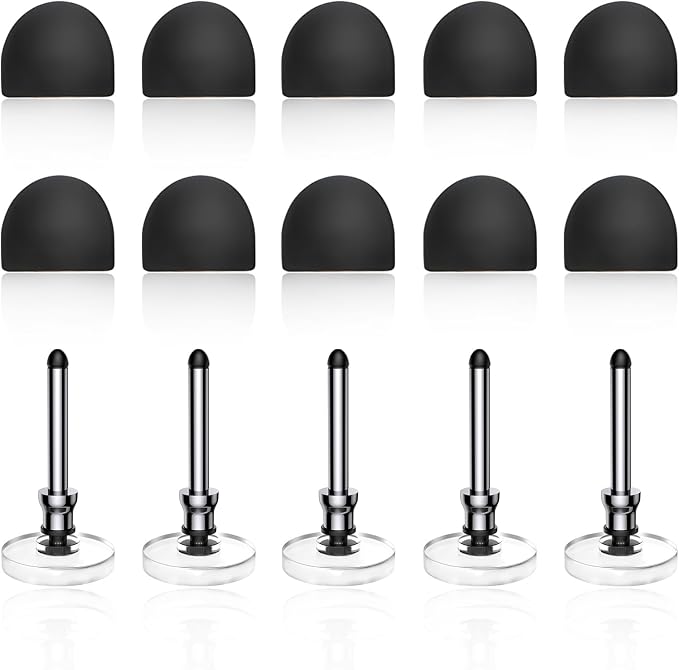 Bopomofo 10 Rubber Tips+5 Transparent Disc Trips, High Precision and High by Bopomofo