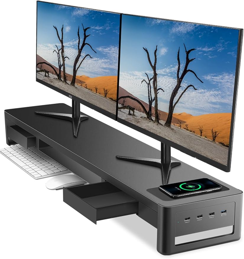 meatanty Dual Monitor Stand Riser by Meatanty