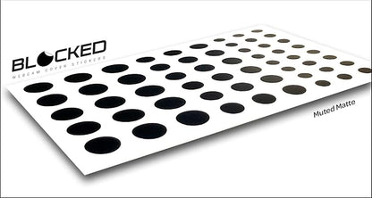 BLOCKED Stackable Webcam/Camera Vinyl Covers | 57 Low-Tack Restickable Webcam - Image 2