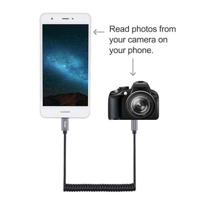CableCreation Micro USB to Micro USB Coiled Cable 0.56ft to 4ft, Coiled Micro - Image 5