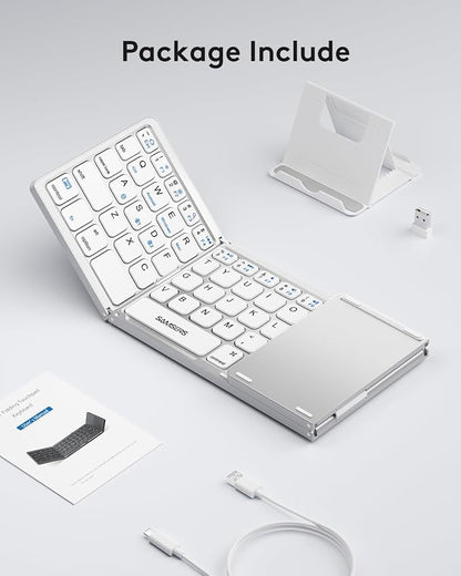 Samsers Multi-Device Foldable Bluetooth Keyboard - Image 9