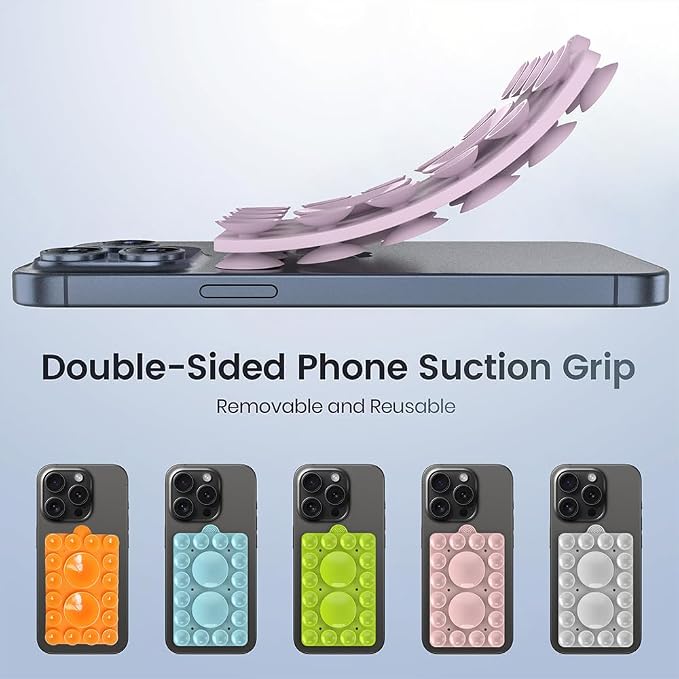Silicone Suction Phone Holder Mount, Silicon Adhesive Phone Accessory - Image 6