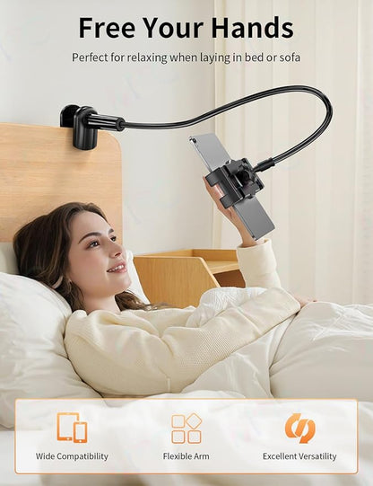 Tablet Stand, Kindle Holder for Reading in Bed, Phone Holder for Bed Desk - Image 3