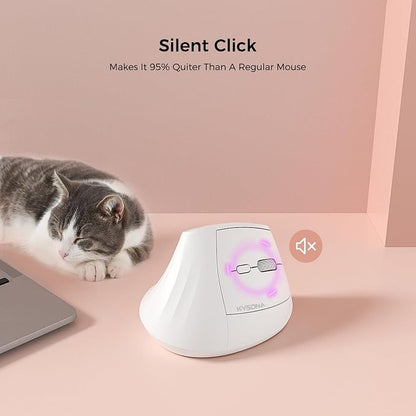57° Ergonomic Wireless Tower Mouse, Vertical Quiet Ergo Mouse, 5 Buttons - Image 5