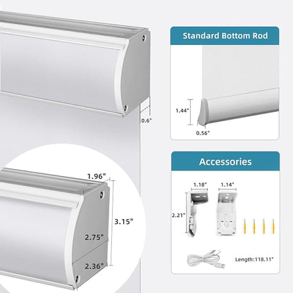 SmartWings Motorized Light Filtering Shades Work - Image 5