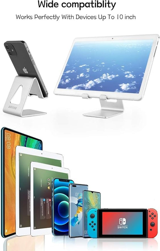 Cell Phone Stand for Desk, Desktop Phone Holder, Aluminum Mobile Phone Stand - Image 2