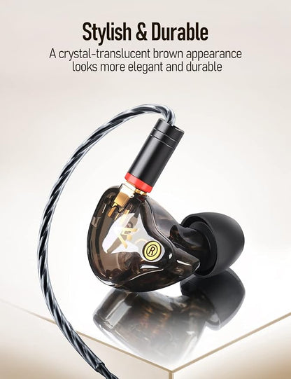 Vibes 201 Wired Earbuds in Ear Headphones, Noise Cancelling Bass Driven HiFi - Image 8