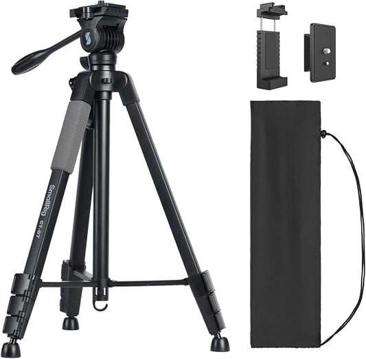 SmallRig CT-07 Aluminum Camera Tripod Stand, 63.4" Travel Tripod by SmallRig