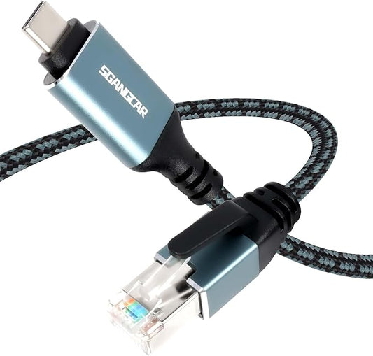 USB C to Ethernet Cable, 15 Feet Type C to Gigabit Ethernet Cable, USB C to by SGANGCAR