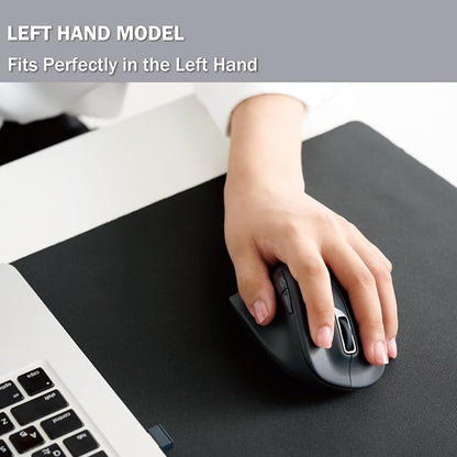 ELECOM Left Hand Wireless Ergonomic Mouse, 2.4GHz - Image 2