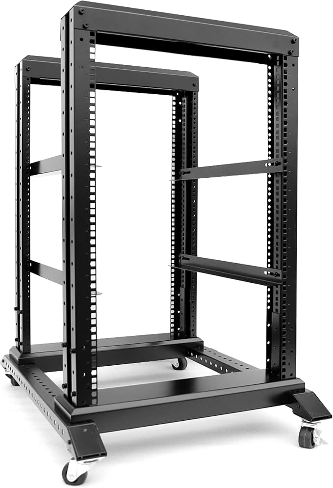 15U Server Rack/4-Post 19in Network Rack/Open Frame Rack by GlobalRack