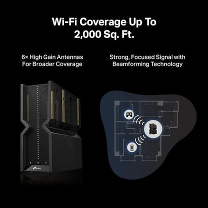 TP-Link Tri-Band BE9300 WiFi 7 Router – 6-Stream, Full 2.5G Ports, 6 Internal - Image 9