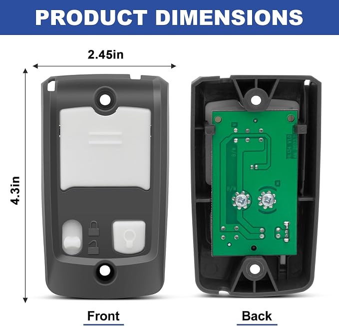 39165R GBWCSL2-BX Wall Garage Door Opener, Garage Door Openers Compatible - Image 3