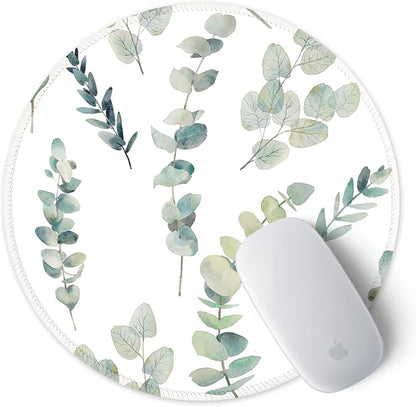 ITNRSIIET Round Mouse Pad with Stitched Edge Premium-Textured Waterproof - Image 2