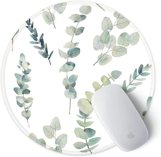 ITNRSIIET Round Mouse Pad with Stitched Edge Premium-Textured Waterproof - Image 2
