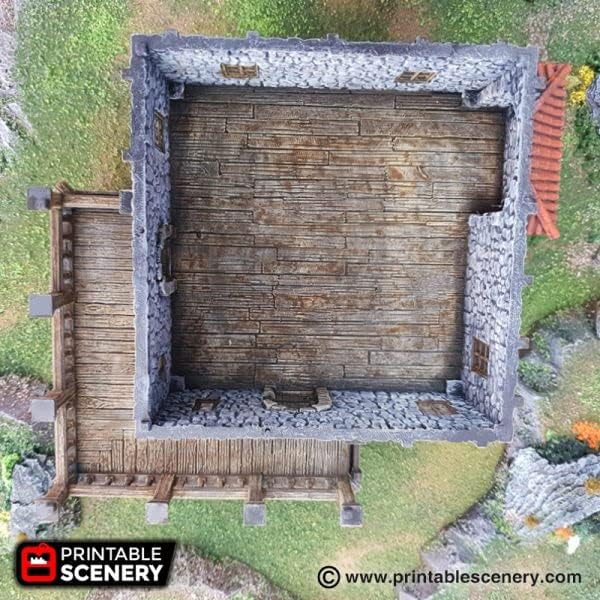 Port Tavern by Printable Scenery, 3D Printed Tabletop RPG Scenery and Wargame - Image 5