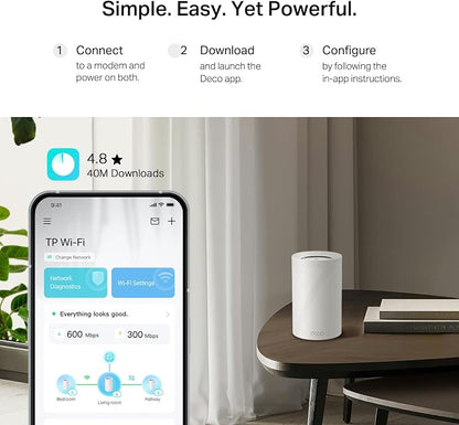 TP-Link Deco 7 Pro BE14000 Tri-Band Wi-Fi 7 Whole Home Mesh System | 8-Stream - Image 9