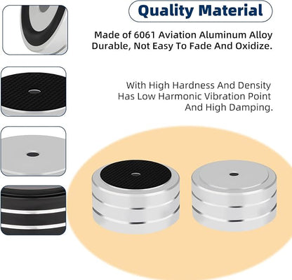 Monosaudio Isolation Feet HiFi Feet 4Pcs 40x20mm Aluminum Universal Turntable - Image 5