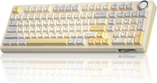KI99 Pro 96% Wireless Mechanical Gaming Keyboard, Creamy Keyboard by SOLAKAKA