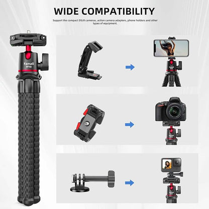 Famall Flexible Phone Tripod for GoPro, Mini Camera Stand - Image 6